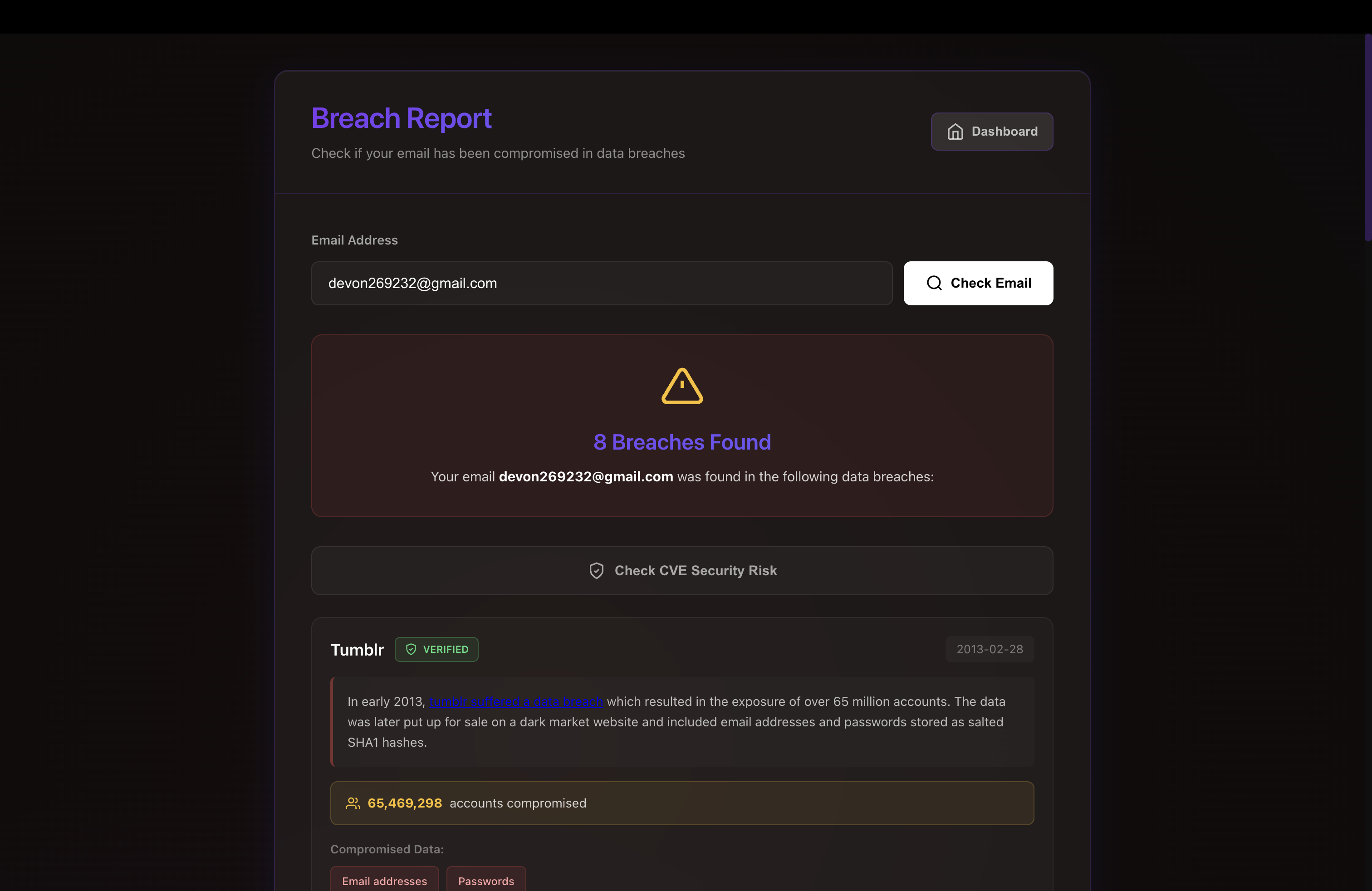 GO TRIGGER Application Screenshot 3