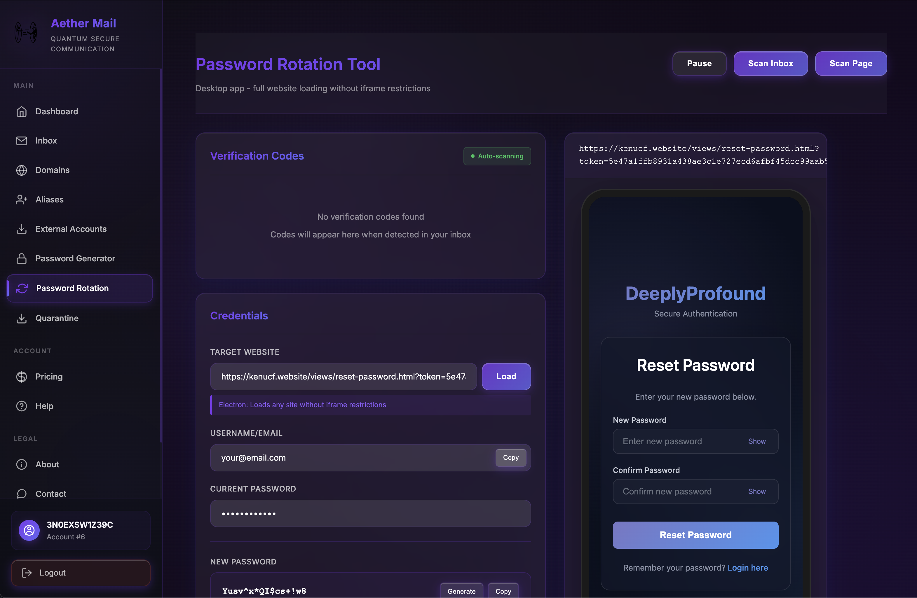 GO TRIGGER Password Rotation