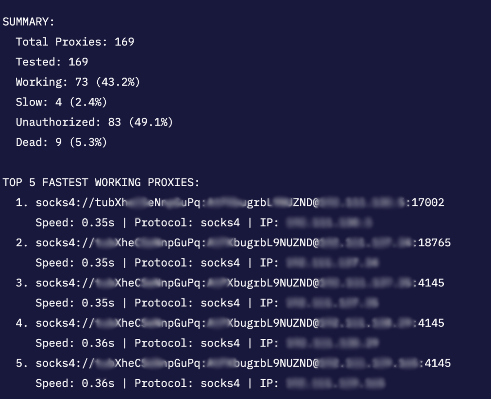 Preflight Proxy Check