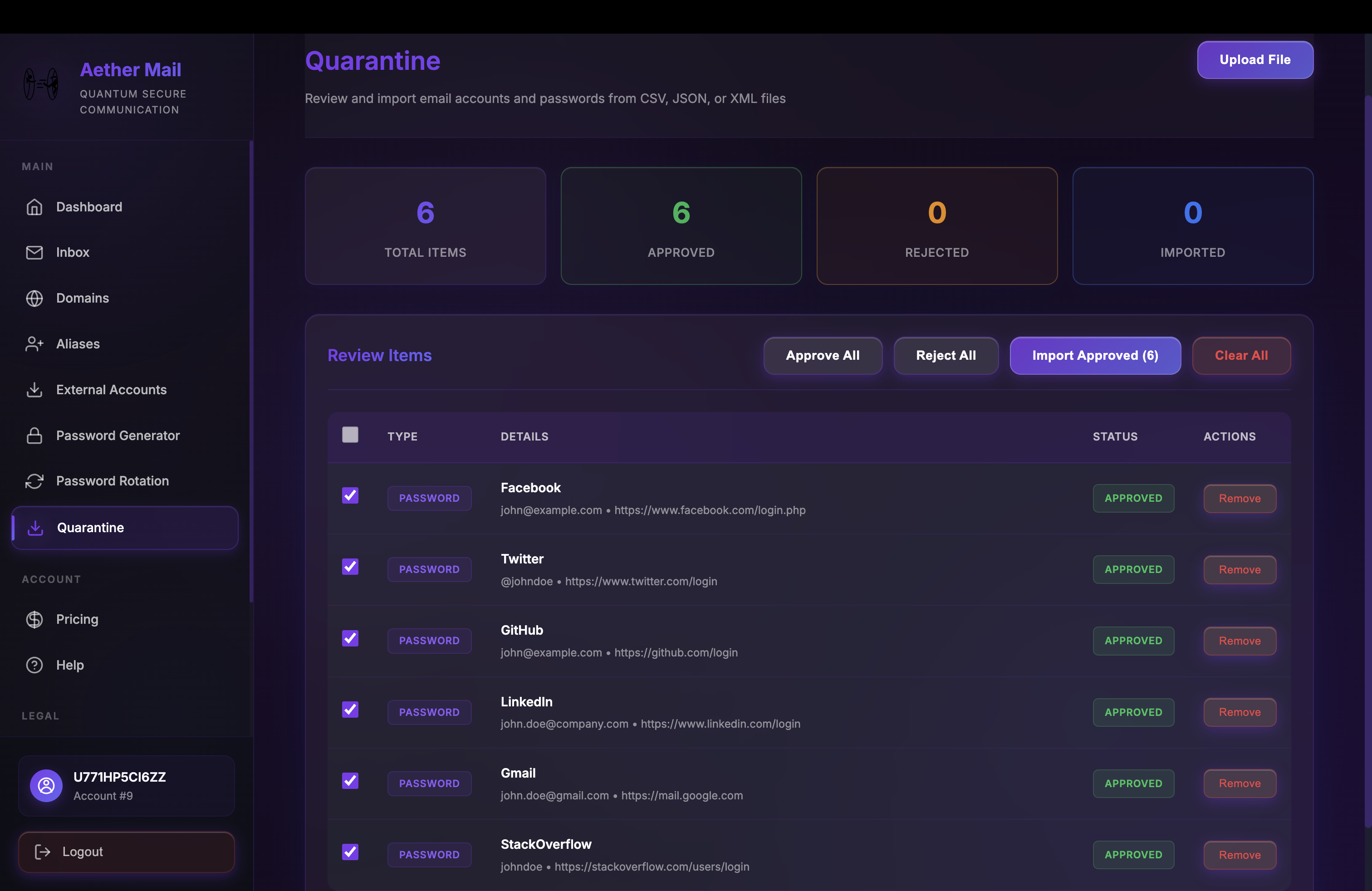 GO TRIGGER Quarantine